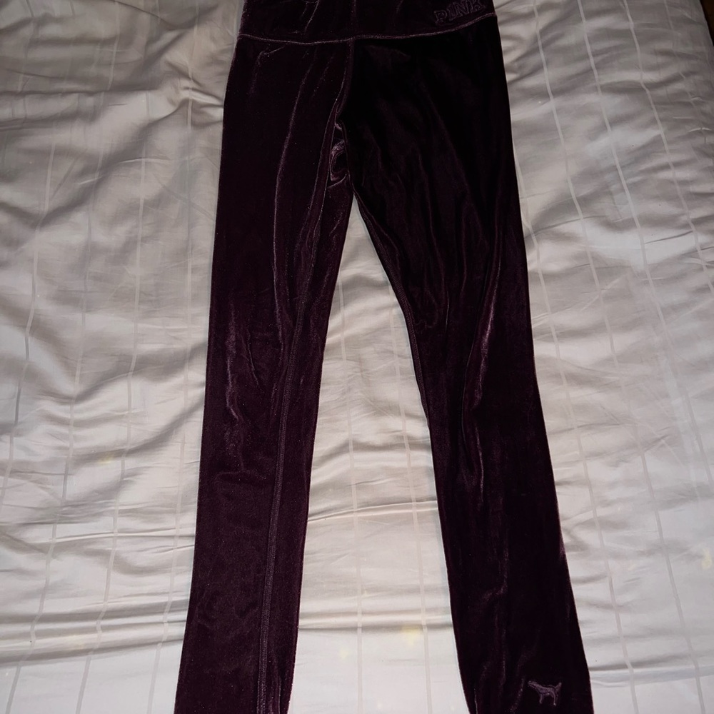 Velvet leggings from PINK